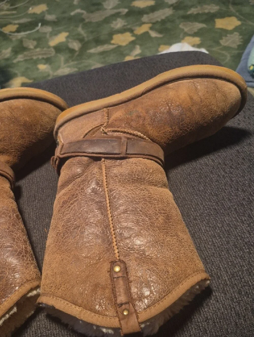 Australia Luxe Collective Brown Faux-Shearling Lined Men’s Rain & Snow Boots